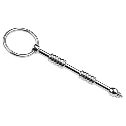 UrethralPlay Tige d'urètre en métal Clave 8.5cm - Diamètre 8mm